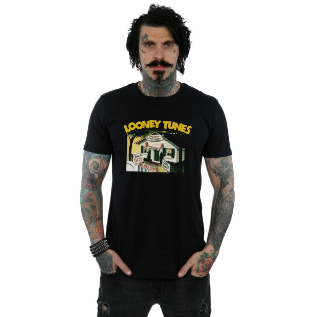 Li-cense Looney tunes heren elmer fudd welkom paashaas t-shirt UTBI50377_black large