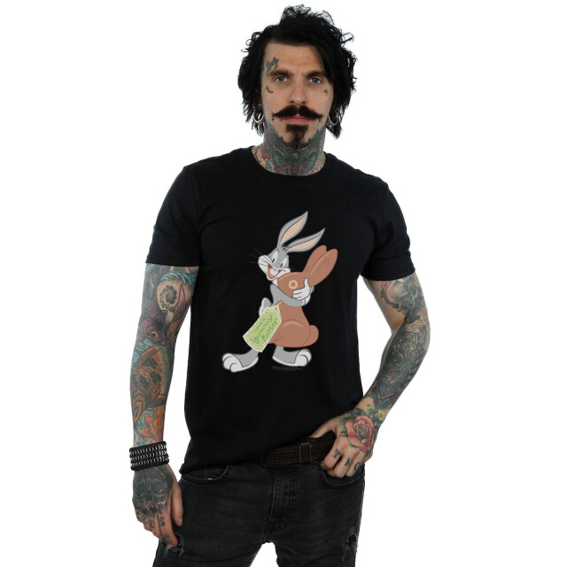 Li-cense Looney tunes heren bugs bunny yummy pasen t-shirt UTBI50347_black large