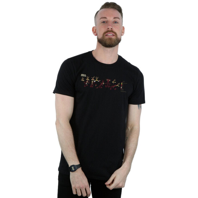 Li-cense Looney tunes heren wile e coyote kleurencode t-shirt UTBI50321_black large
