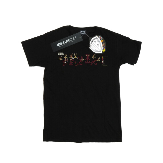 Li-cense Looney tunes heren wile e coyote kleurencode t-shirt UTBI50321_black large