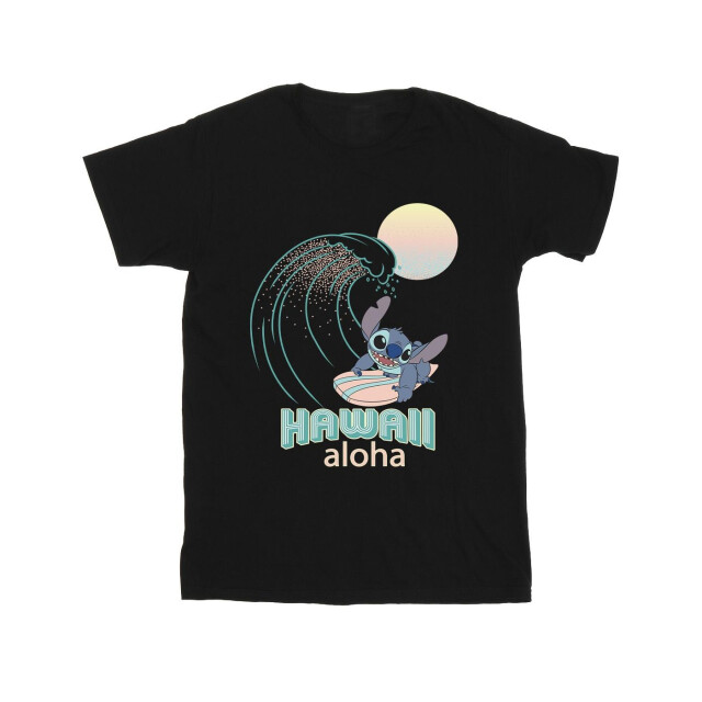 Li-cense Disney meisjes lilo en stitch hawaii katoenen t-shirt UTBI23082_black large