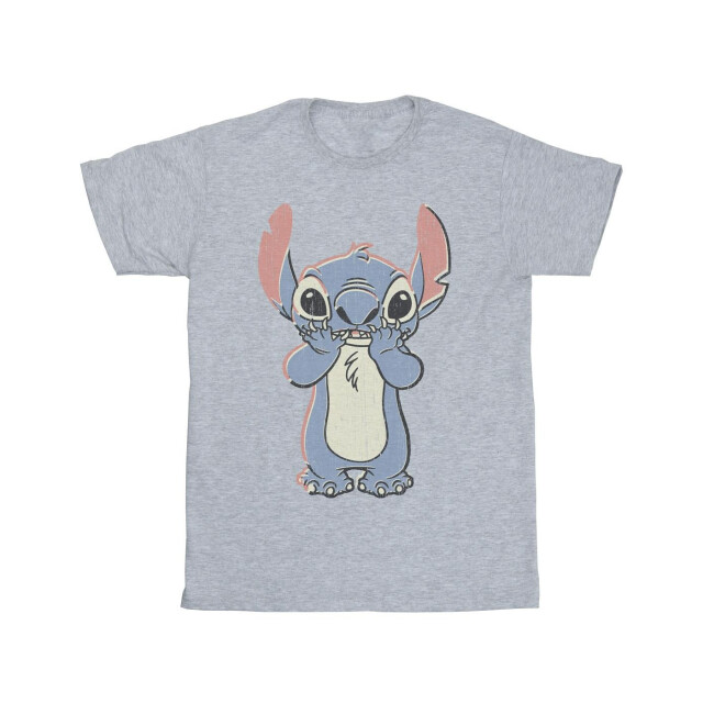 Li-cense Disney heren lilo en stitch groot t-shirt UTBI49931_sportsgrey large