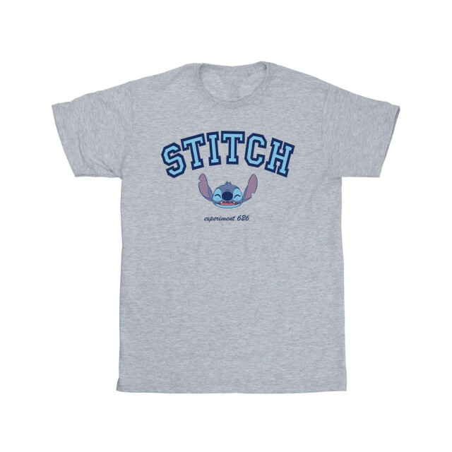 Li-cense Disney heren lilo en stitch collegiaal t-shirt UTBI49946_sportsgrey large