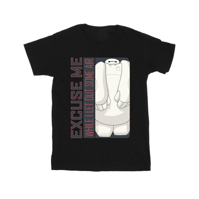 Li-cense Disney heren big hero 6 baymax excuse me lucht t-shirt UTBI49355_black large