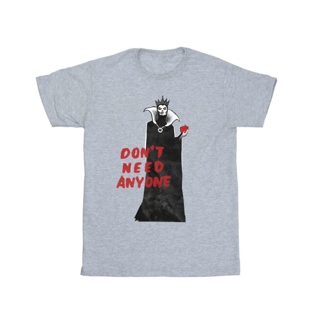 Li-cense Disney meisjes schurken hebben niemand nodig katoenen t-shirt UTBI48414_sportsgrey large