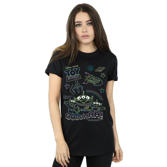 Li-cense Disney dames toy story neon klein groen mannen katoenen vriendje t-shirt UTBI47000_black large