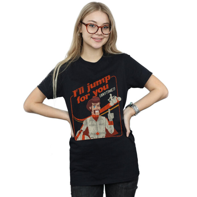 Li-cense Disney dames toy story 4 duke i´ll jump for you katoenen vriendje t-shirt UTBI47007_black large