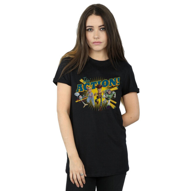 Li-cense Disney dames toy story 4 takin´ action katoenen vriendje t-shirt UTBI46987_black large