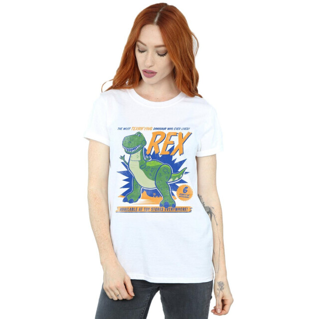 Li-cense Disney dames toy story 4 rex angstaanjagend dinosaurus katoenen vriendje t-shirt UTBI46991_white large