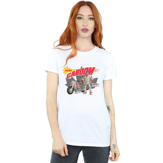 Li-cense Disney dames toy story 4 duke caboom king of the jump katoenen vriendje t-shirt UTBI46983_white large