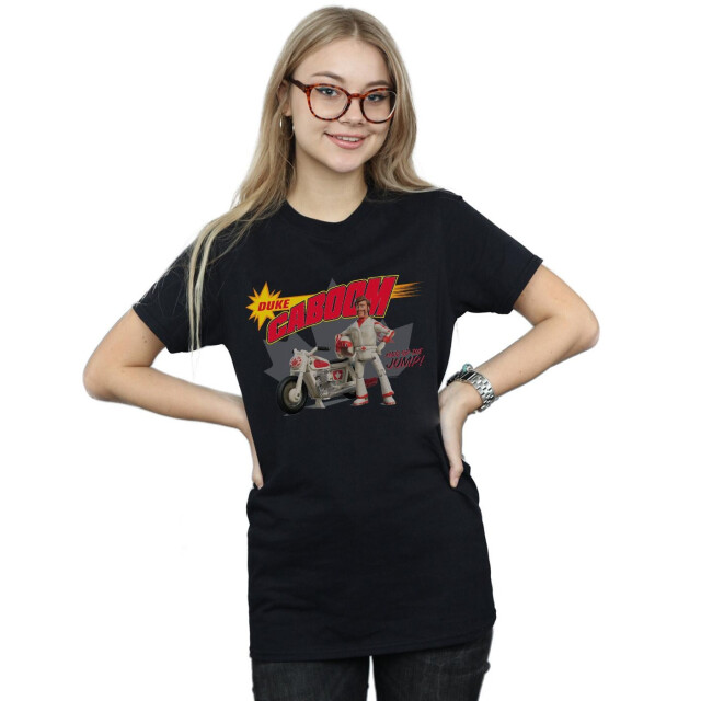 Li-cense Disney dames toy story 4 duke caboom king of the jump katoenen vriendje t-shirt UTBI46983_black large