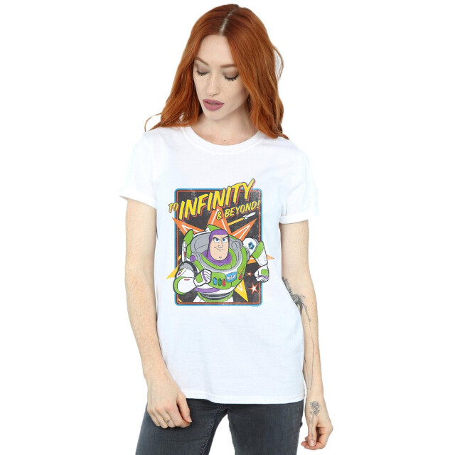 Li-cense Disney dames toy story 4 buzz to infinity katoenen vriendje t-shirt UTBI46980_white large