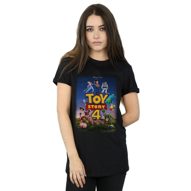 Li-cense Disney dames toy story 4 poster art katoenen vriendje t-shirt UTBI46970_black large