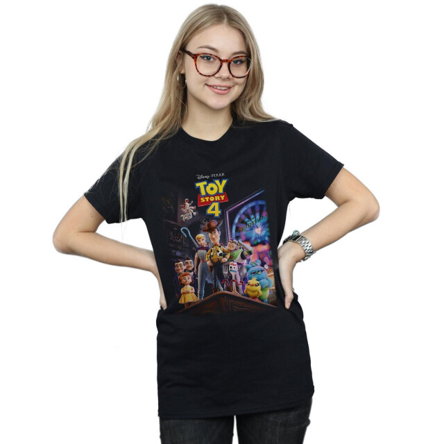 Li-cense Disney dames toy story 4 crew poster katoenen vriendje t-shirt UTBI46969_black large