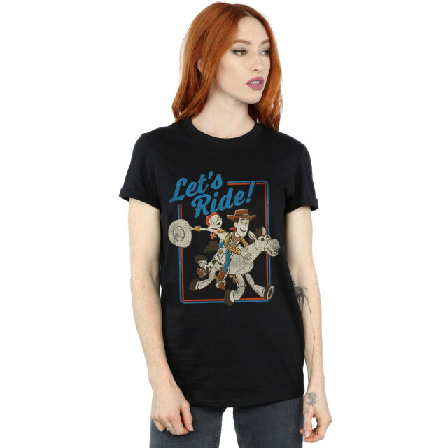 Li-cense Disney dames toy story 4 let´s ride katoenen vriendje t-shirt UTBI46973_black large