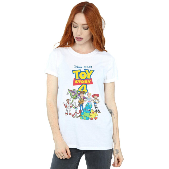Li-cense Disney dames toy story 4 crew katoenen vriendje t-shirt UTBI46965_white large