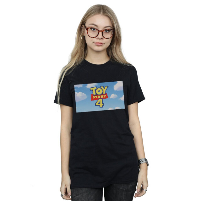 Li-cense Disney dames toy story 4 wolk logo katoenen vriendje t-shirt UTBI46958_black large