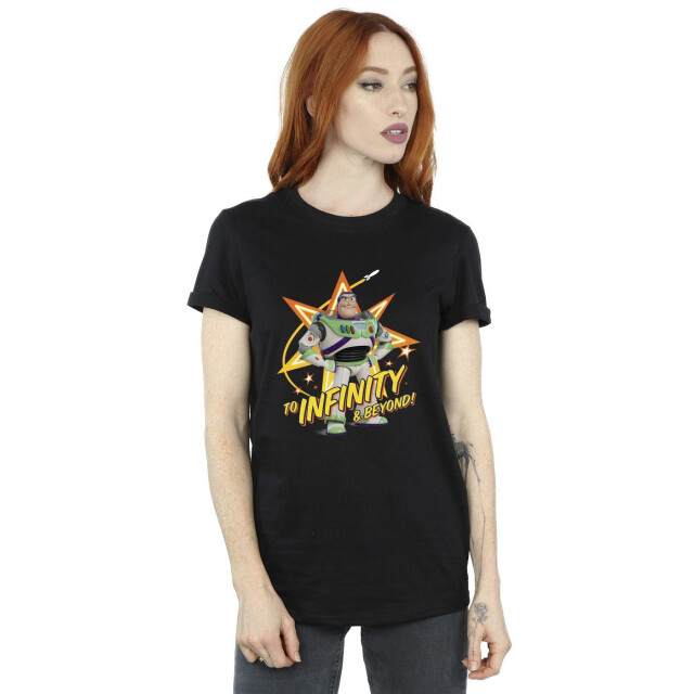 Li-cense Disney dames toy story buzz to infinity katoenen vriendje t-shirt UTBI46922_black large