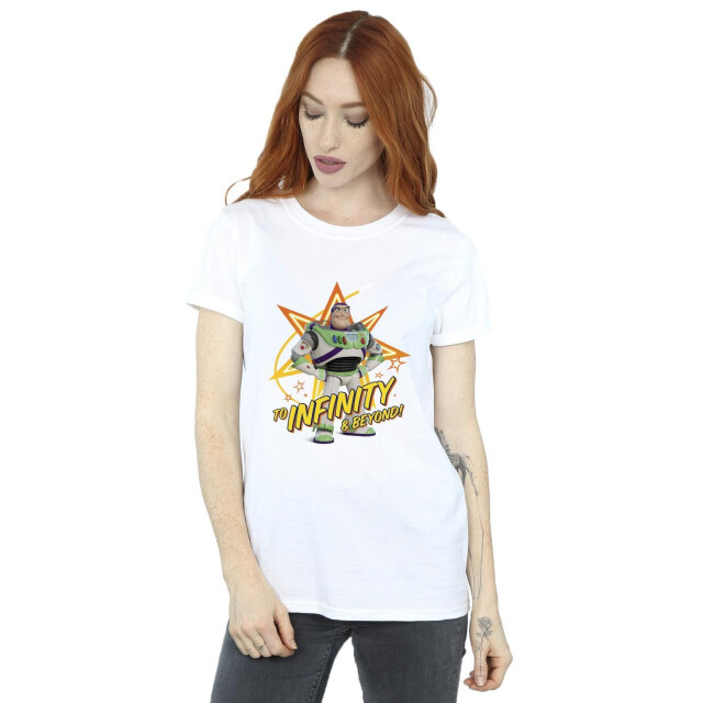 Li-cense Disney dames toy story buzz to infinity katoenen vriendje t-shirt UTBI46922_white large