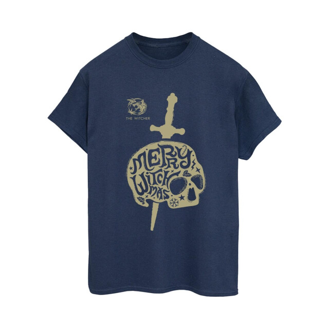 Li-cense Netflix dames the witcher vrolijk heksenfeest katoenen vriendje t-shirt UTBI46892_navyblue large