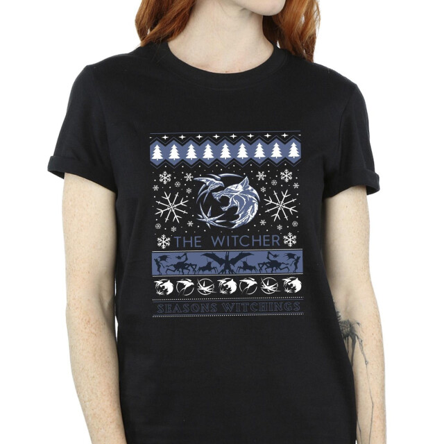 Li-cense Netflix dames the witcher seasons witchings katoenen vriendje t-shirt UTBI46886_black large