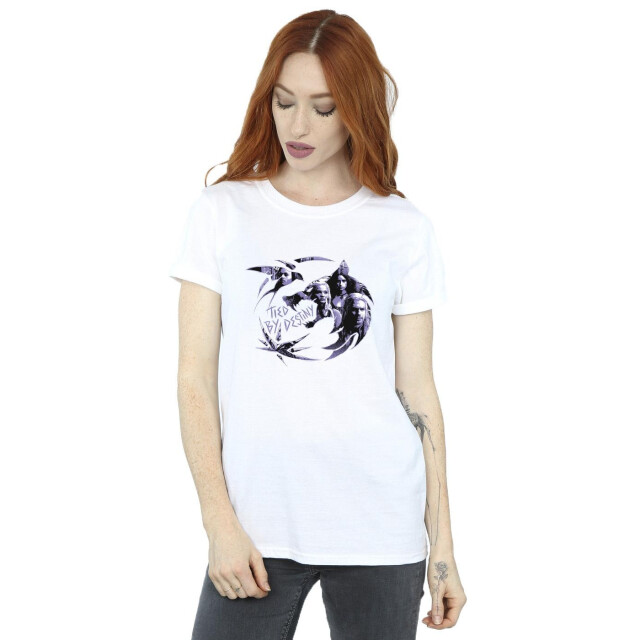 Li-cense Netflix dames the cher wolf logo infill katoenen vriendje t-shirt UTBI46879_white large