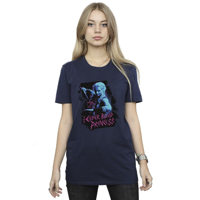 Li-cense Netflix dames the witcher ciri bloedprinses katoenen vriendje t-shirt UTBI46872_navyblue large