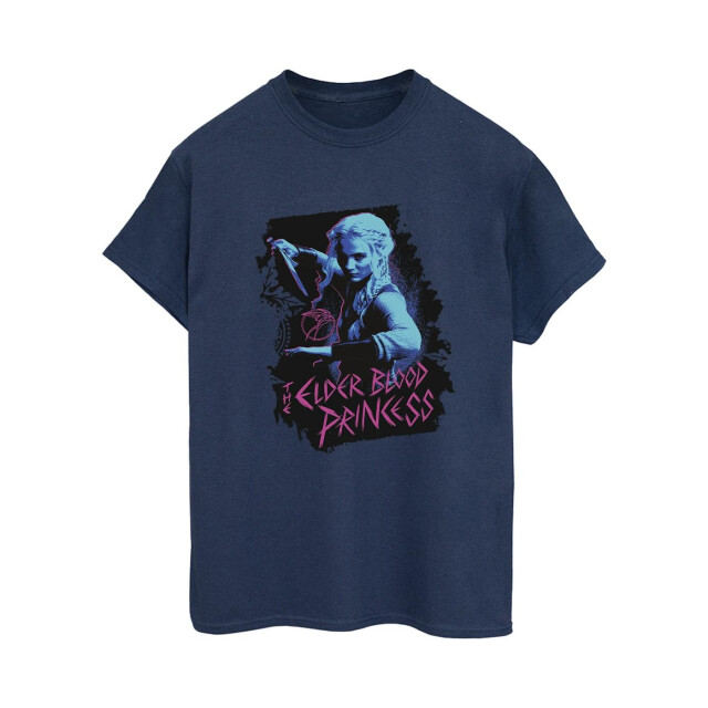 Li-cense Netflix dames the witcher ciri bloedprinses katoenen vriendje t-shirt UTBI46872_navyblue large