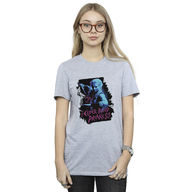 Li-cense Netflix dames the witcher ciri bloedprinses katoenen vriendje t-shirt UTBI46872_sportsgrey large