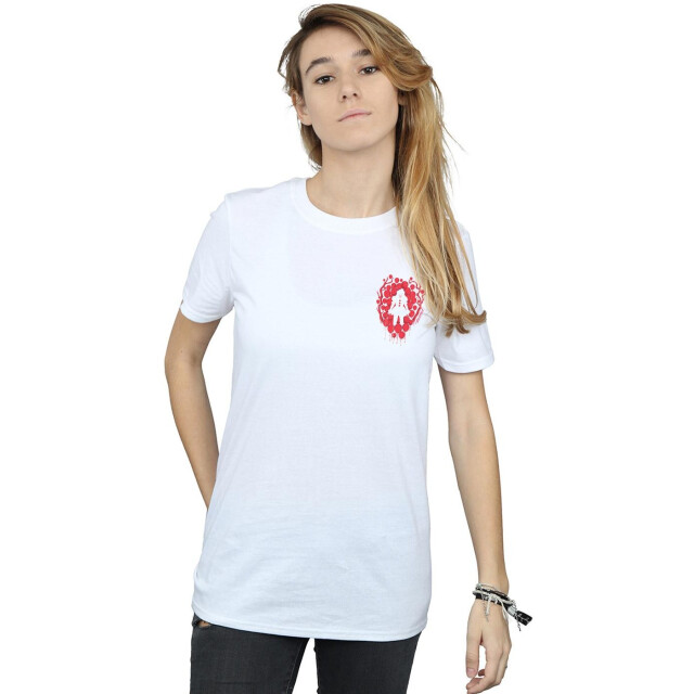 Li-cense It chapter 2 dames ballon hart borstprint katoenen vriendje t-shirt UTBI46824_white large