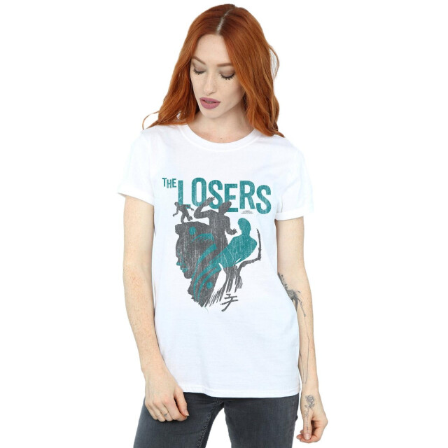 Li-cense It chapter 2 dames the losers shadows cotton boyfriend t-shirt UTBI46804_white large