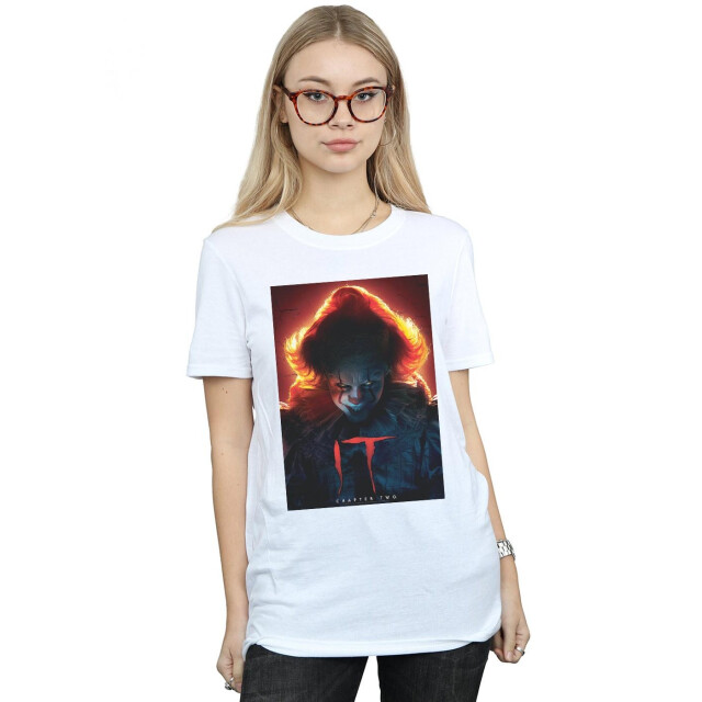 Li-cense It chapter 2 dames pennywise poster katoenen vriendje t-shirt UTBI46815_white large