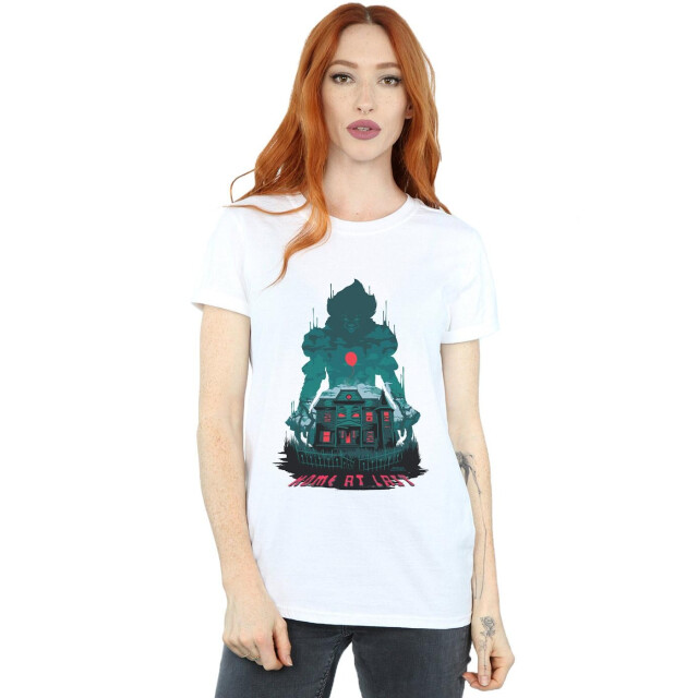 Li-cense It chapter 2 dames pennywise eindelijk thuis katoenen vriendje t-shirt UTBI46817_white large