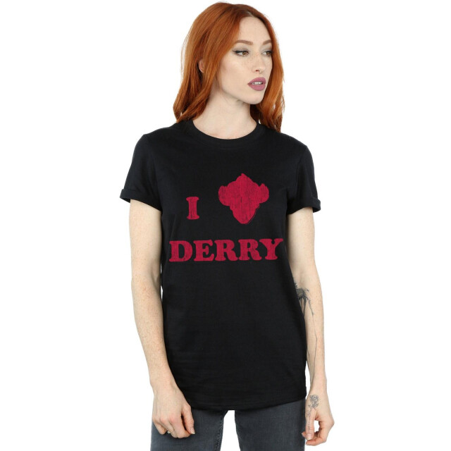 Li-cense It chapter 2 dames derry clown katoenen vriend t-shirt UTBI46799_black large