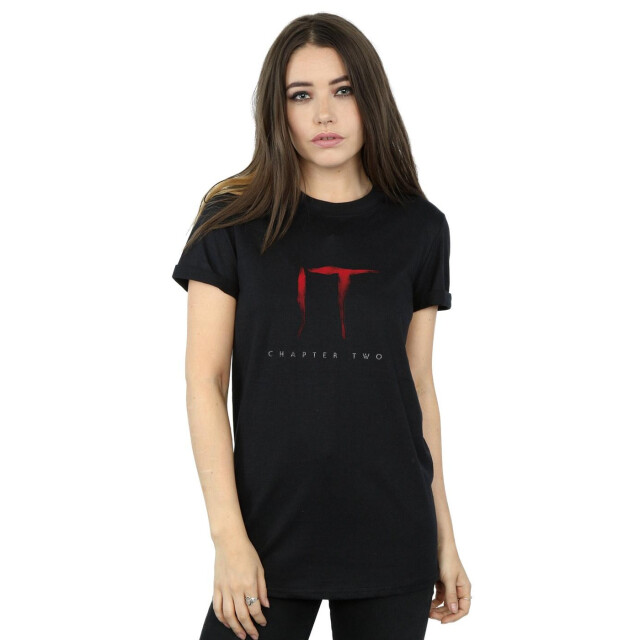 Li-cense It chapter 2 dames movie logo cotton boyfriend t-shirt UTBI46785_black large