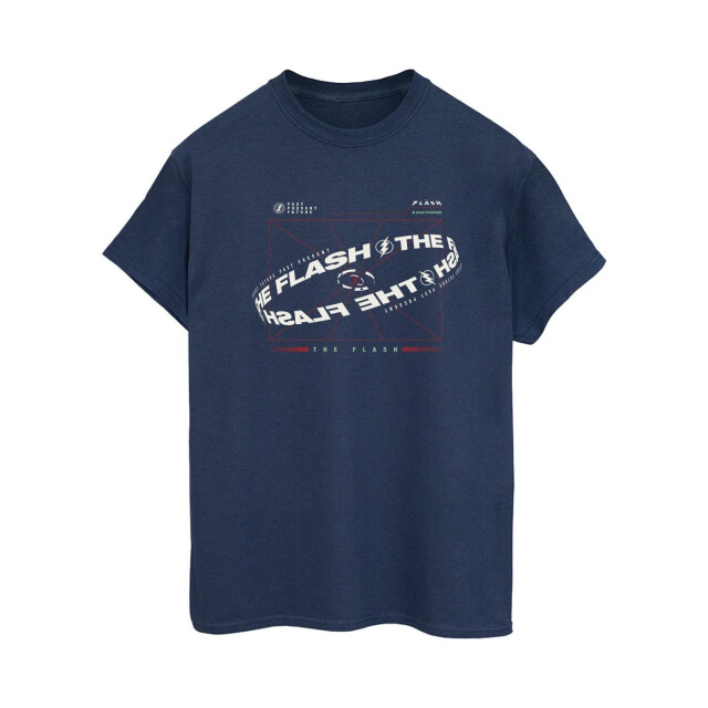 Li-cense Dc comics dames the flash graph katoenen vriend t-shirt UTBI46615_navyblue large