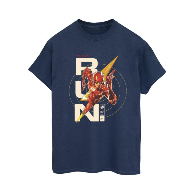 Li-cense Dc comics dames the flash run katoenen vriendje t-shirt UTBI46600_navyblue large