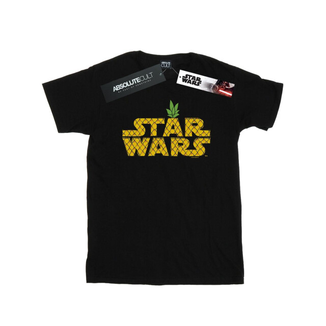 Li-cense Star wars dames ananas logo katoenen vriend t-shirt UTBI45072_black large
