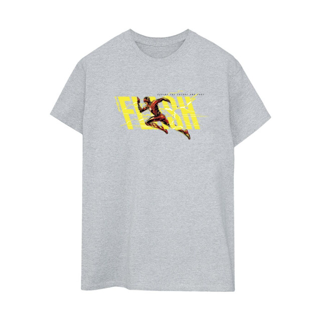 Li-cense Dc comics dames the flash lightning dash katoenen vriendje t-shirt UTBI46590_sportsgrey large