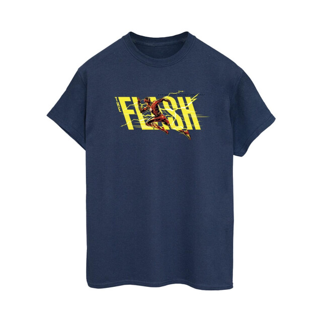 Li-cense Dc comics dames the flash lightning dash katoenen vriendje t-shirt UTBI46590_navyblue large