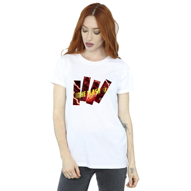 Li-cense Dc comics dames the flash pillars katoenen vriendje t-shirt UTBI46584_white large