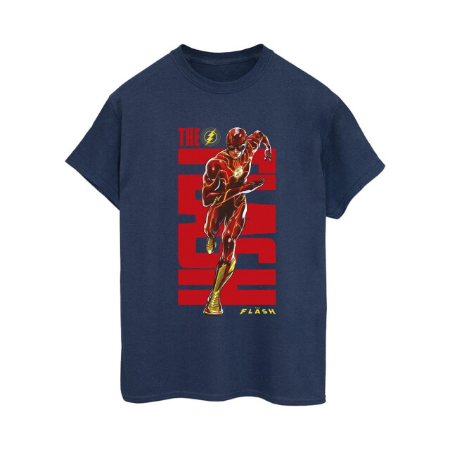 Li-cense Dc comics dames the flash dash katoenen vriendje t-shirt UTBI46573_navyblue large