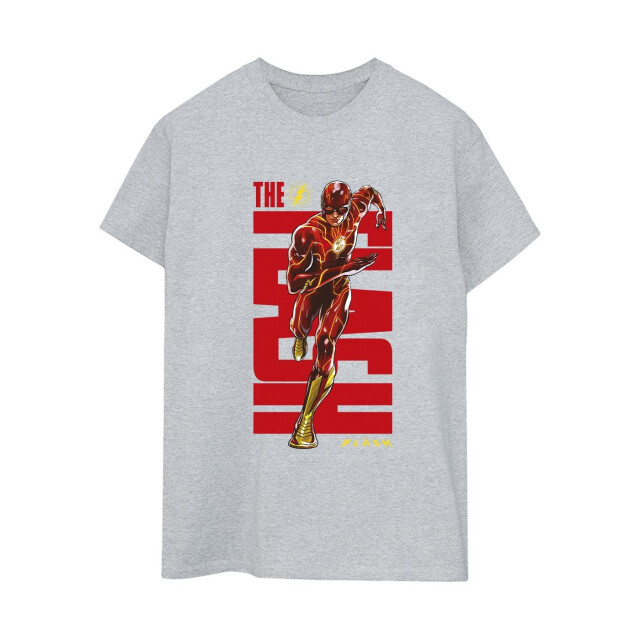 Li-cense Dc comics dames the flash dash katoenen vriendje t-shirt UTBI46573_sportsgrey large