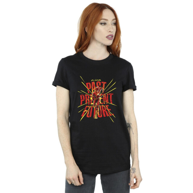 Li-cense Dc comics dames the flash verleden heden toekomst katoenen vriendje t-shirt UTBI46567_black large