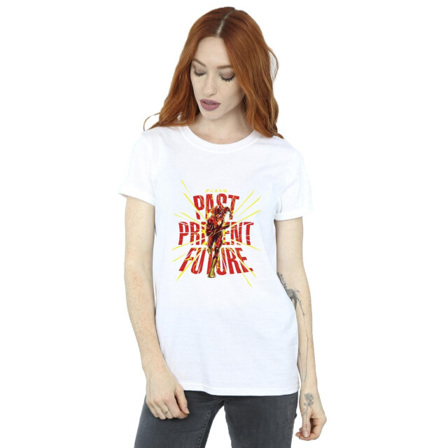 Li-cense Dc comics dames the flash verleden heden toekomst katoenen vriendje t-shirt UTBI46567_white large