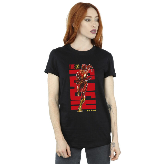 Li-cense Dc comics dames the flash dash katoenen vriendje t-shirt UTBI46573_black large