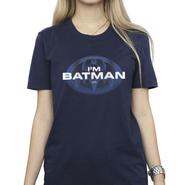Li-cense Dc comics dames the flash i´m batman katoenen vriendje t-shirt UTBI46550_navyblue large
