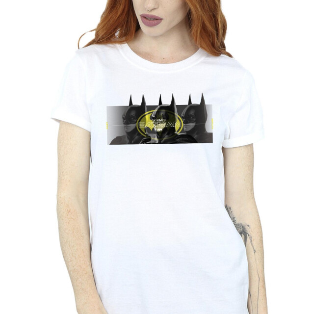 Li-cense Dc comics dames the flash batman portretten katoenen vriendje t-shirt UTBI46555_white large