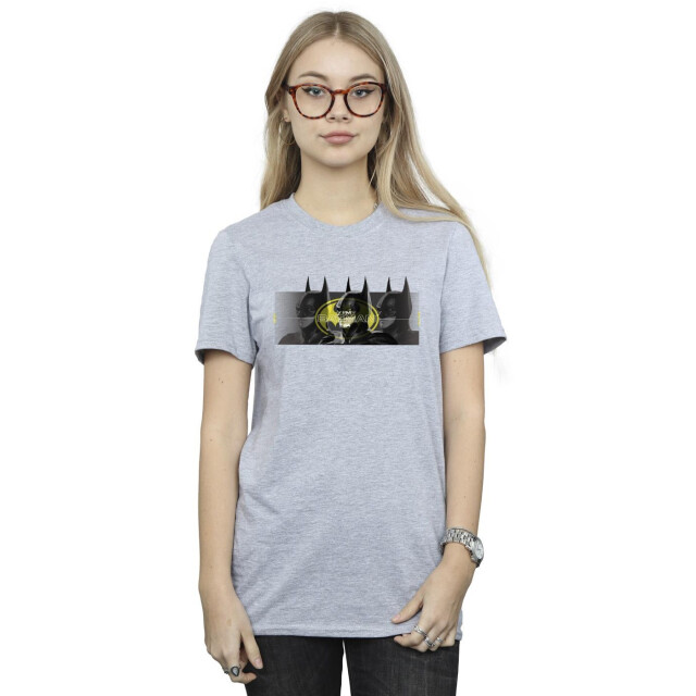 Li-cense Dc comics dames the flash batman portretten katoenen vriendje t-shirt UTBI46555_sportsgrey large