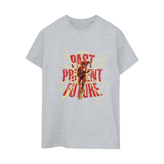 Li-cense Dc comics dames the flash verleden heden toekomst katoenen vriendje t-shirt UTBI46567_sportsgrey large